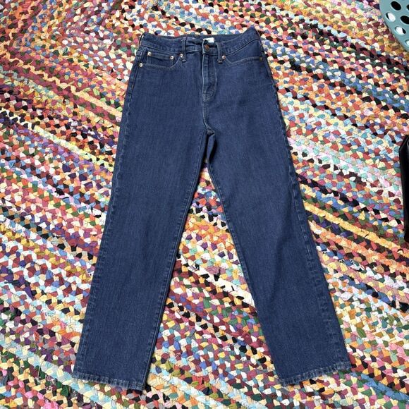 J crew Classic Straight blue jeans in 1996 semi stretch size 26- like new! - Picture 4 of 11